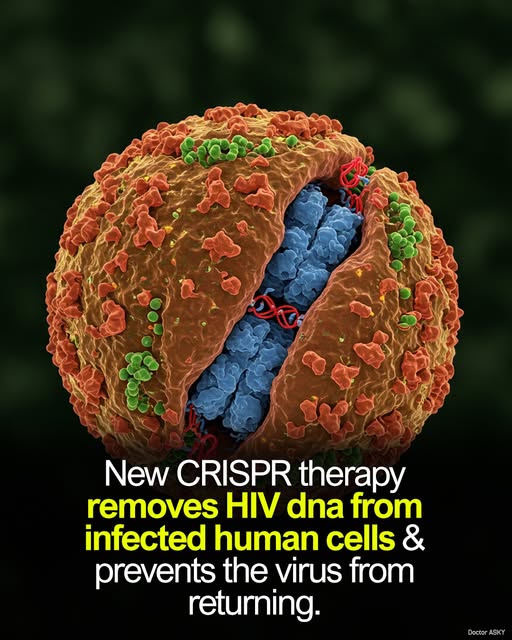 🧬 CRISPR Breakthrough: The Future of HIV Eradication?